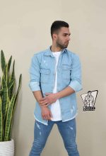 پیراهن آبی روشن
