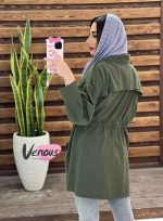 مانتو لنین کمرگت بالاژیله کد 1333 - تصویر 14