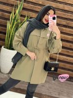 مانتو لنین کمرگت بالاژیله کد 1333 - تصویر 3
