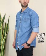 پیراهن یقه مردونه