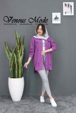 شومیز کتان زاپدار کد 1305 - تصویر 9