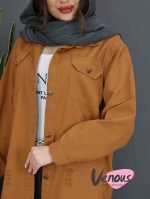 شومیز کتان زاپدار کد 1305 - تصویر 16