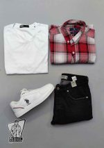 پیراهن چهارخونه آستین بلند GANT