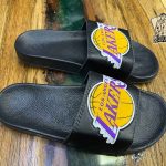 دمپایی چرم مردانه LAKERS