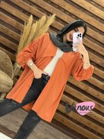 مانتو یقه خرگوشی پشت پیله دار کد 1476 - تصویر 12