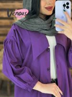 مانتو یقه خرگوشی پشت پیله دار کد 1476 - تصویر 17