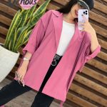 مانتو پانچ آستین حلقه