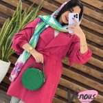 مانتو آستین ژیله دار ضربدری