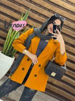 مانتو یقه انگلیسی