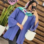 مانتو وال یقه آرشال بغل چاک