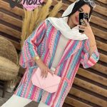 مانتو کتی راه راه