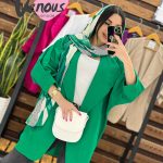 مانتو لنین کتی یقه آمریکایی