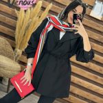 مانتو داکرون آستین دودکمه