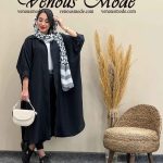 مانتو پانچ بلند آستین دکمه