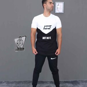 ست تیشرت و شلوار دو رنگ NIKE