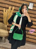 مانتو لنین کمرگت بغل دکمه