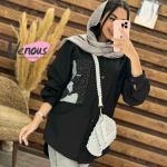 مانتو نگین دار طرح چهره