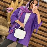 مانتو پانچ آستین حلقه