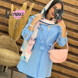 مانتو داکرون یقه پیرسینگ