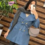 بارونی چهاردکمه یقه پهن