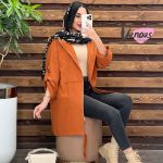 بارونی کلاهدار پشت چاک