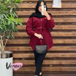 مانتو کبریتی کمردار ونوس مد