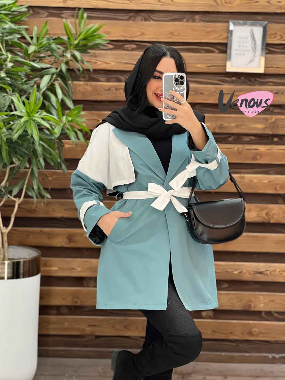 بارونی ترکیبی ژیله سفید ونوس مد بارونی ترکیبی ژیله سفید