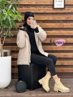 کاپشن کلاهدار