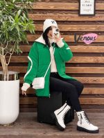 کاپشن یقه ایستاده