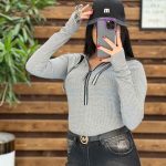 بادی کلاهدار یقه زیپ