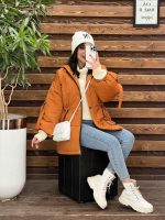 کاپشن چهارجیب آستین بنددار