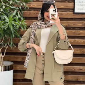 مانتو یقه انگلیسی