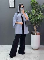 مانتو آبی