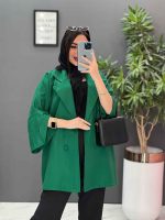 مانتو ژاکارد آستین لاله کد 2464