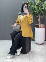 مانتو یقه انگلیسی