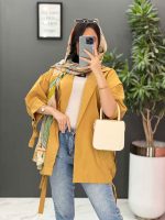 مانتو پانچ آستین حلقه