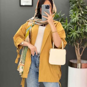 مانتو پانچ آستین حلقه