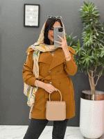 مانتو کمربند دار