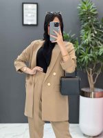 کت و شلوار نسکافه ای