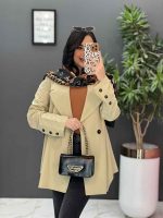 مانتو لنین دودکمه مدل آیریس کد 2485 - تصویر 20