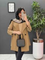 مانتو لنین دودکمه مدل آیریس کد 2485 - تصویر 9
