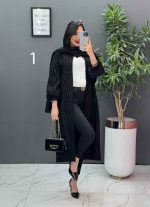 مانتو فکورا بلند کد 2490 - تصویر 7