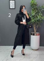 مانتو فکورا بلند کد 2490 - تصویر 11