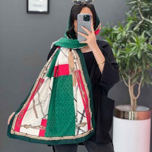 شال موهر طرح زنجیر