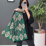 شال طرح لوزی سه رنگ در ونوس مد