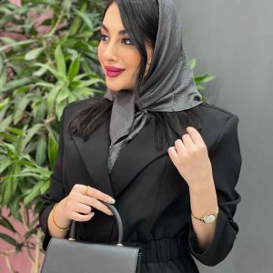 روسری ذغالی