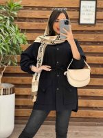 مانتو یقه مردانه