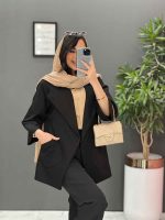 مانتو پانچ بقه مغزی دوزی