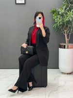 مانتو مشکی کتی