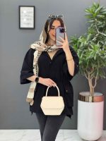 مانتو آستین سه ربع